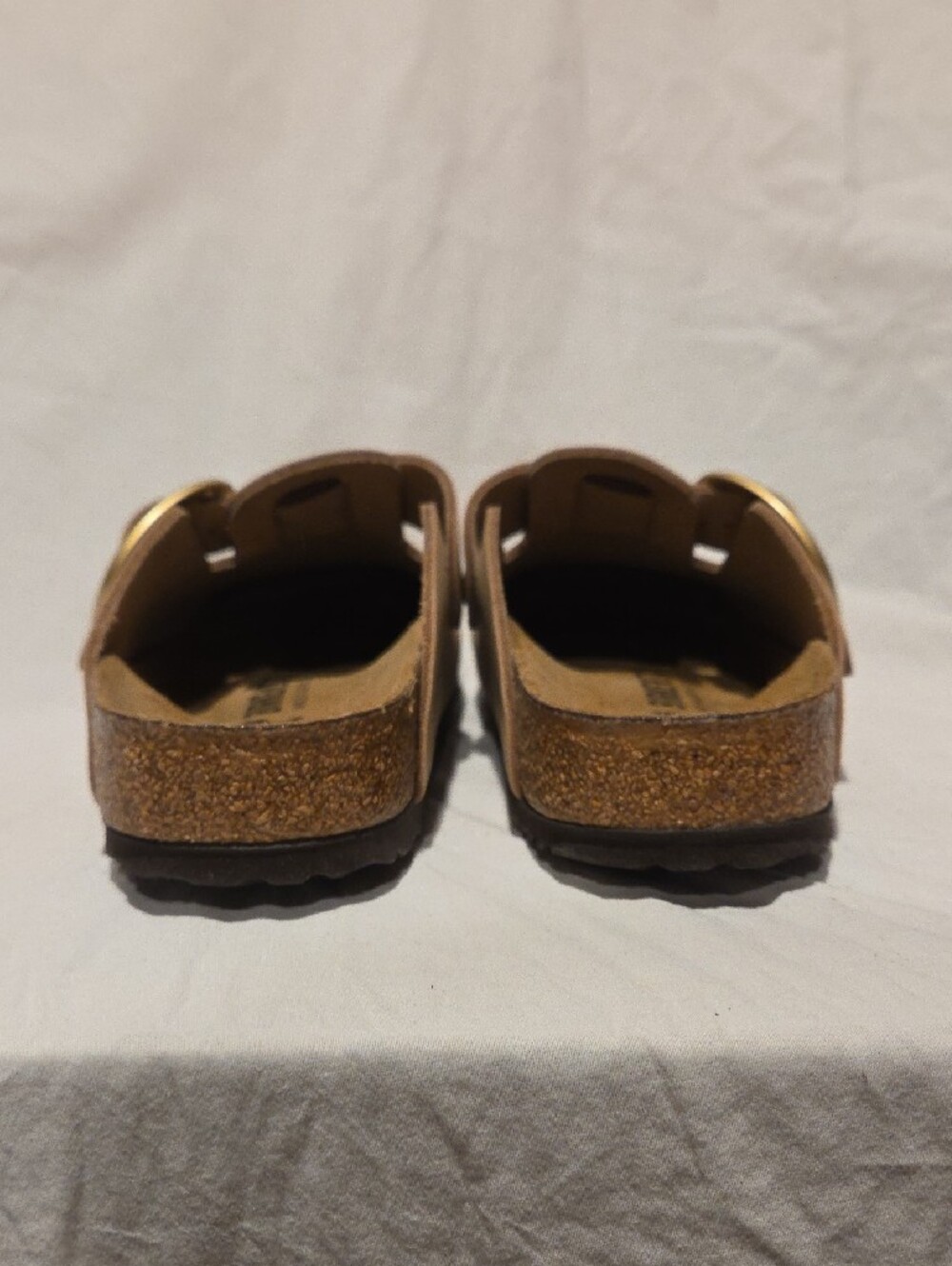 Birkenstock Boston Big Buckle Clog, Sandcastle, Euro Size 40 US Womens 9,9.5 - Picture 5 of 6
